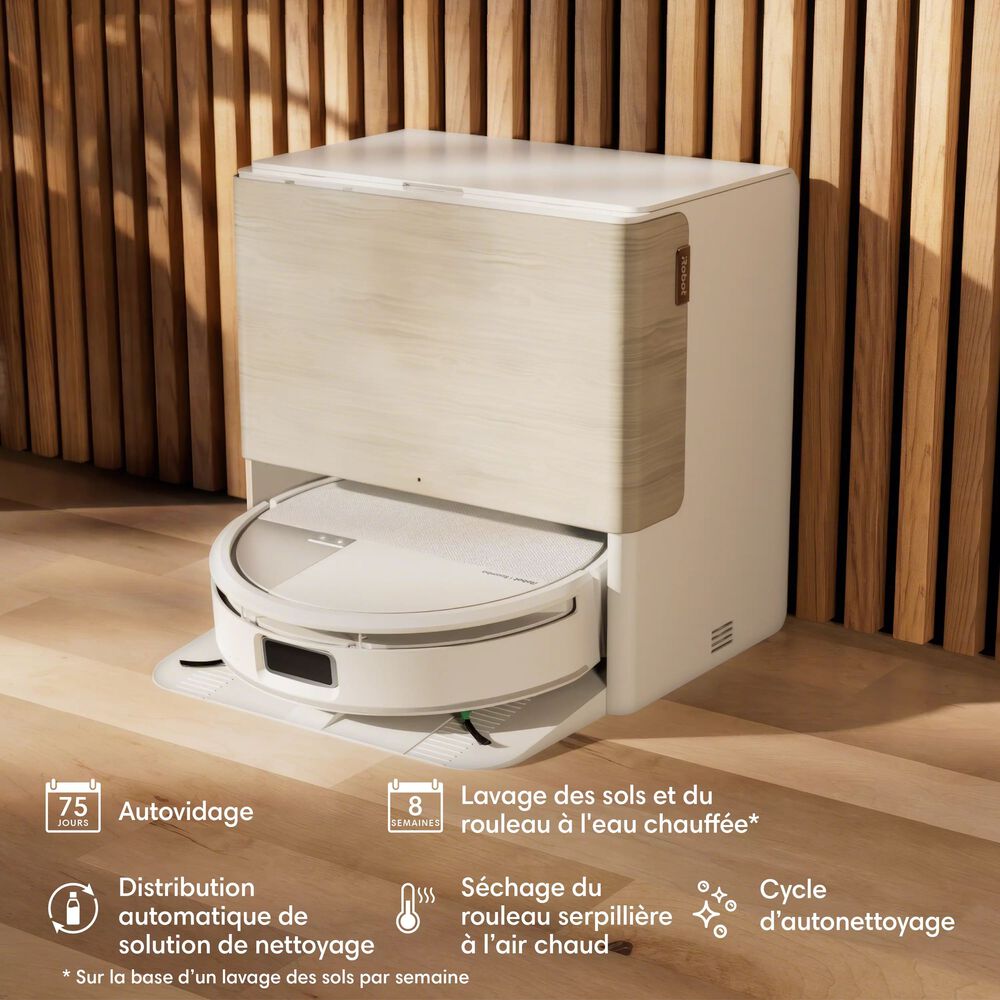 La base AutoWash&trade; assure un nettoyage impeccable